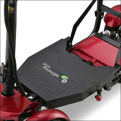 4-wheel electric vehicle Assisi 2.0 6 km/h Safety: 36V/10Ah Li-ion with luggage bag/basket, indicators, foldable, blue