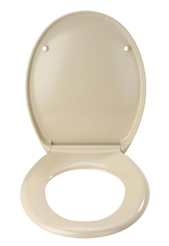 Premium WC seat "Ottana", beige, with soft-close