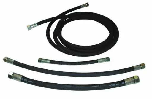 Hydraulic hose, Ø 12 mm, 2500 mm long, M 22, 15 L