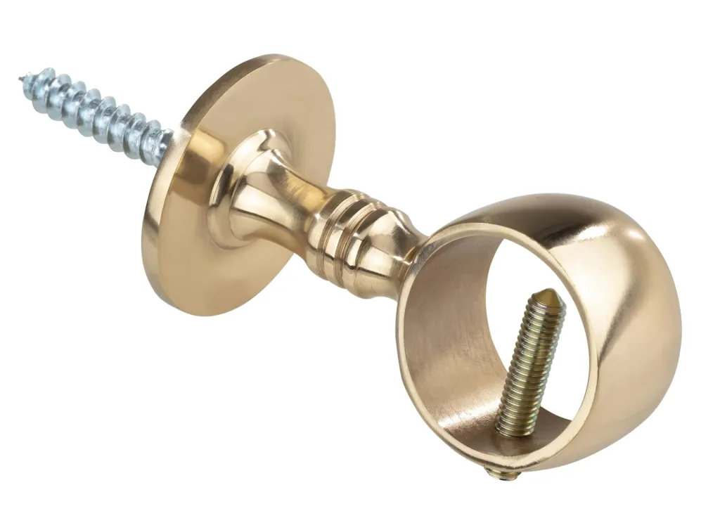 Rope carrier with hanger bolt and dowel, brass