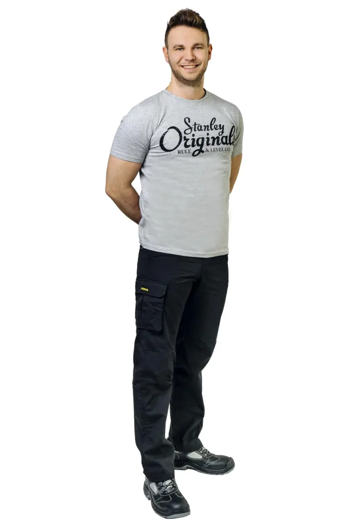 Work trousers color black, size M
