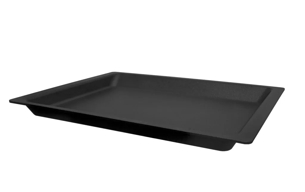 Oven and baking plate, baking tray, deep, 447 x 370 x 30 mm