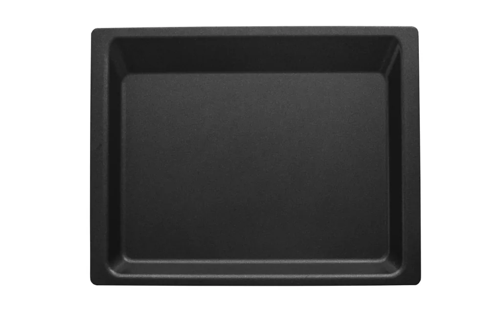 Oven and baking plate, baking tray, deep, 447 x 370 x 30 mm