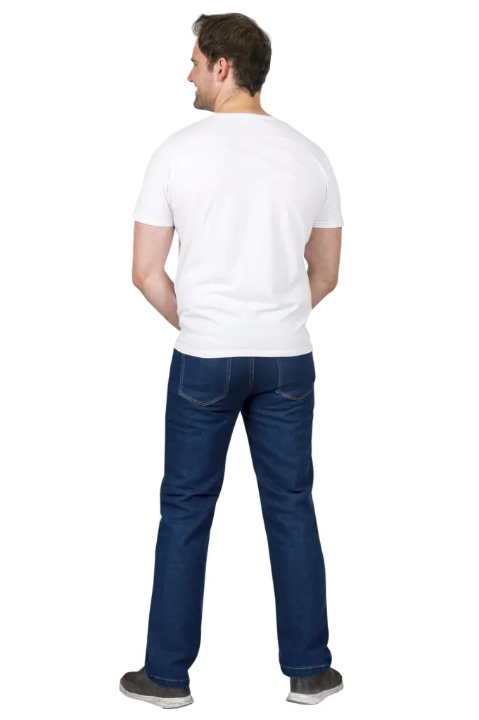 Thermal jeans, color blue, size 48