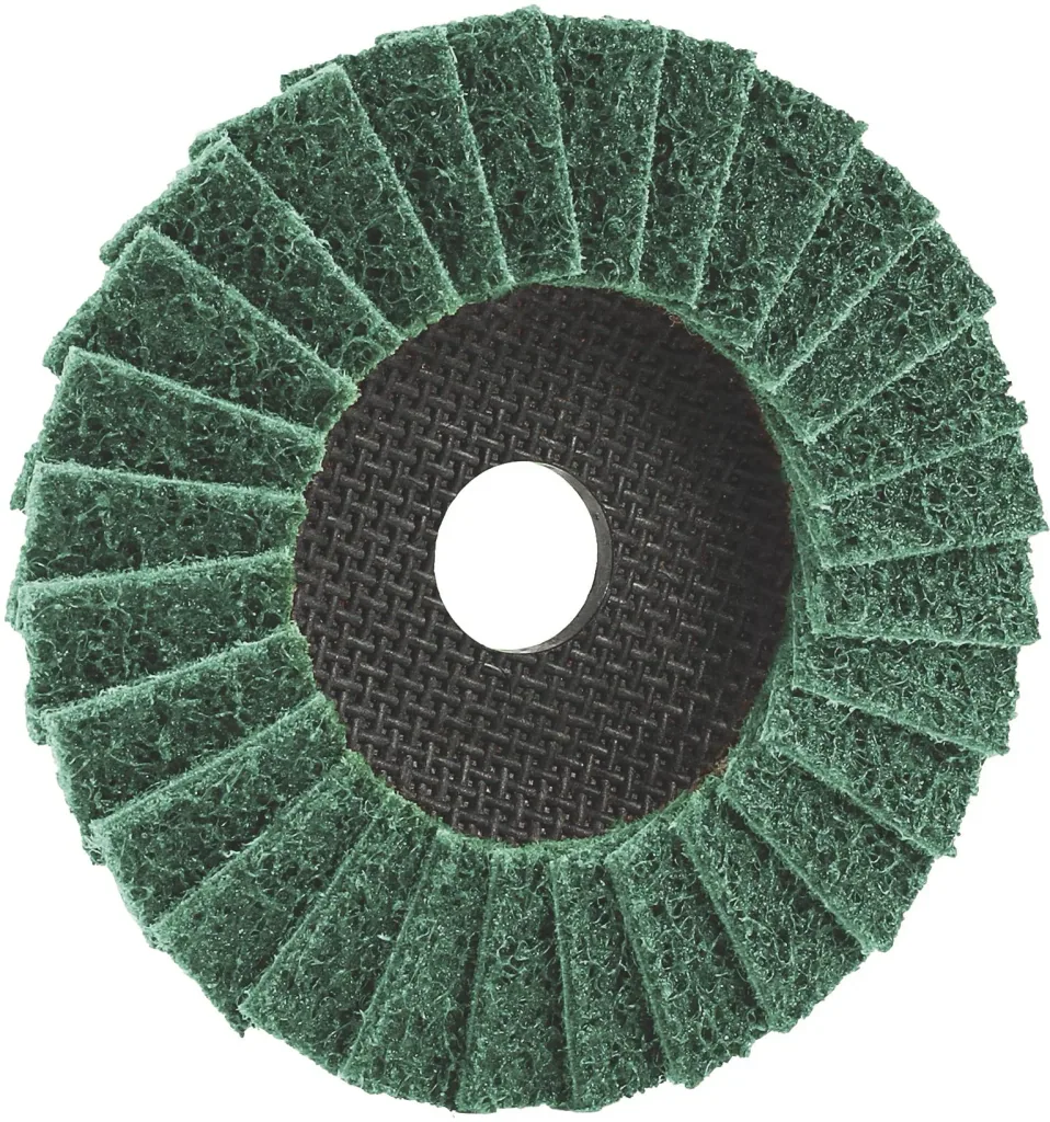 TRIMFIX Fleece Flap sanding disc, 125 x 22.2 mm, 1FOR2 extra coarse, K40