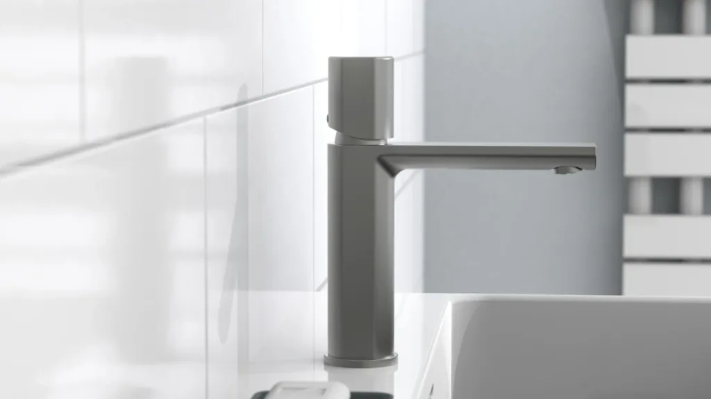 Wash basin mixer "NEW YORK", matt graphite