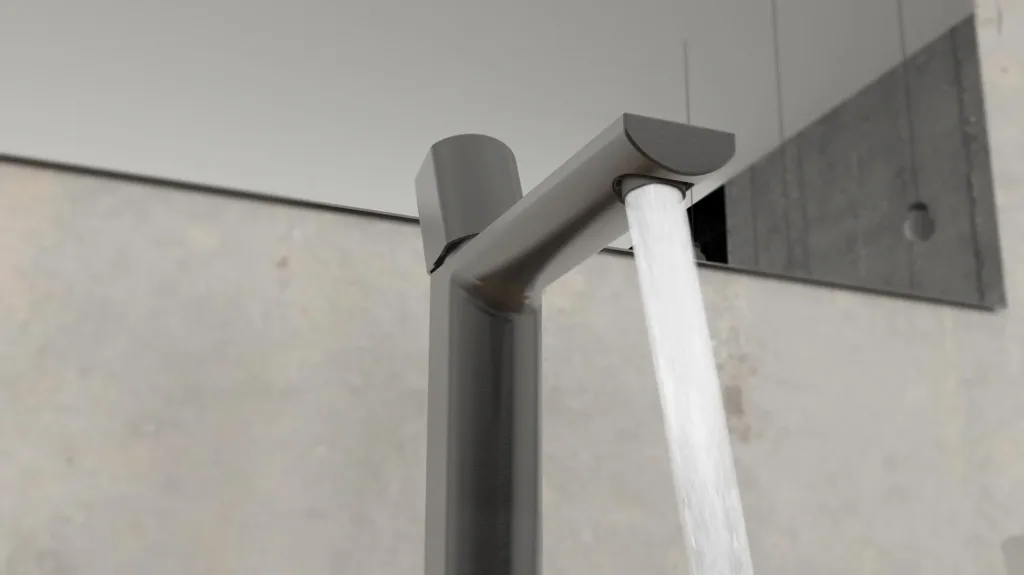 Wash basin mixer "NEW YORK", matt graphite