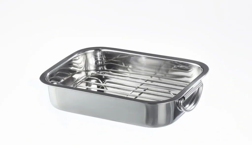 Multifunctional oven roaster, small, 25 x 17.5 cm with grid insert