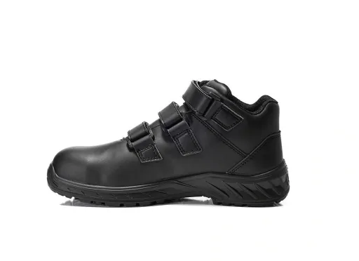 Safety lace-up boots jo_CLEAN Strap black Mid ESD S3 size 48