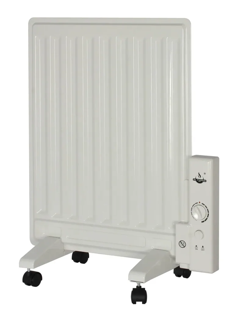 Oil panel heater, white, 400 W