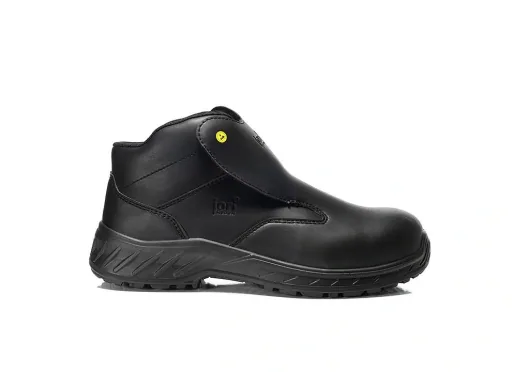 Safety boots jo_CLEAN Slipper black Mid ESD S3 size 38