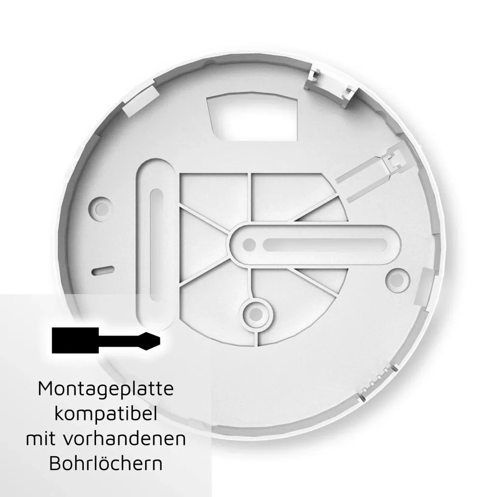 Wireless smoke alarm EI650RF with 10-year battery