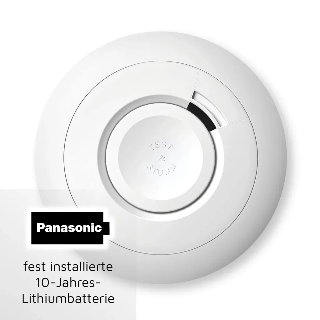 Wireless smoke alarm EI650RF with 10-year battery