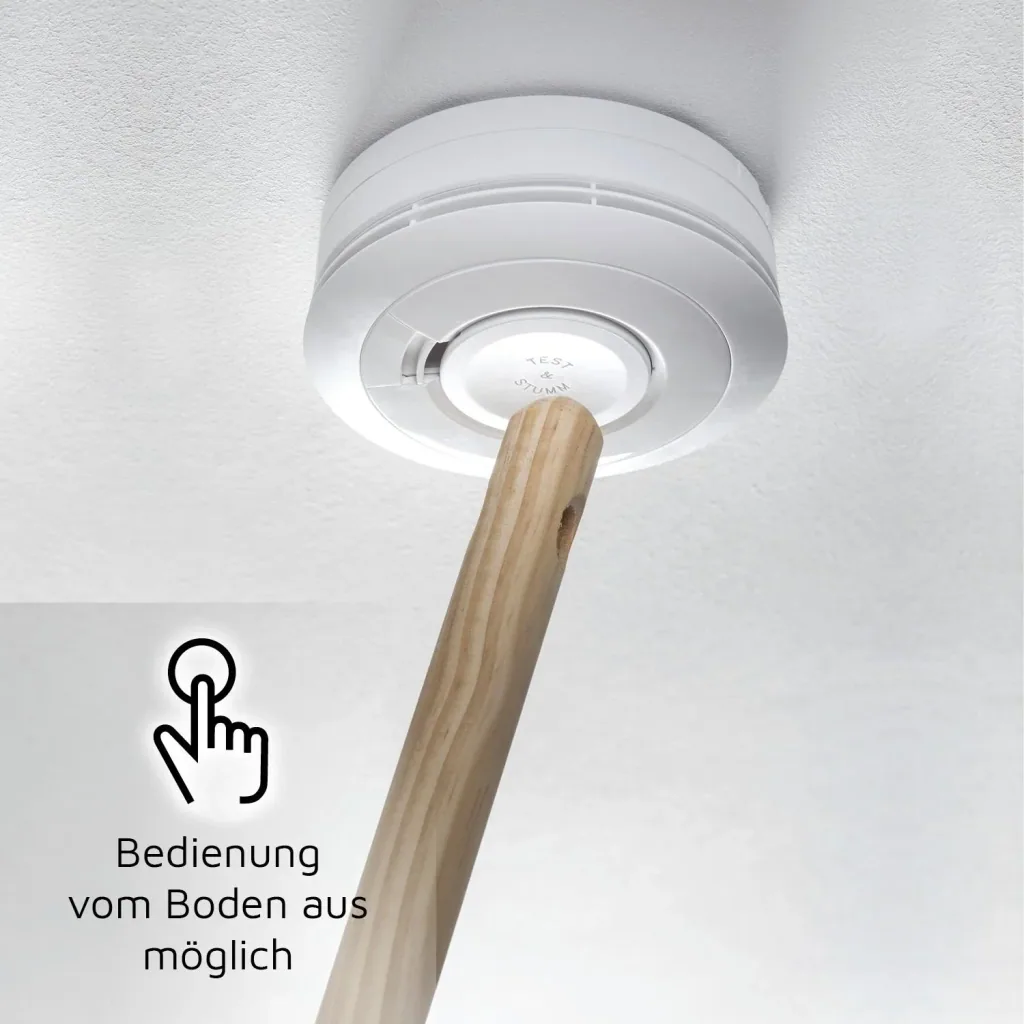Wireless smoke alarm EI650RF with 10-year battery