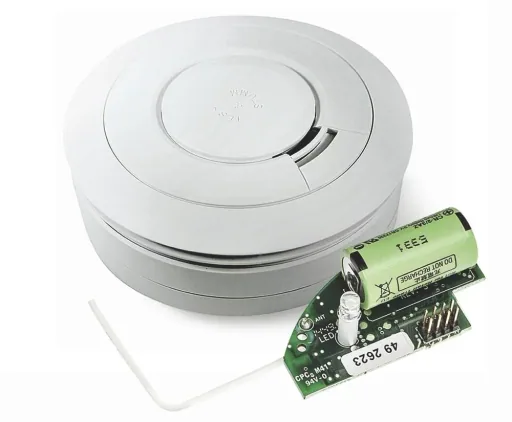 Wireless smoke alarm EI650RF with 10-year battery