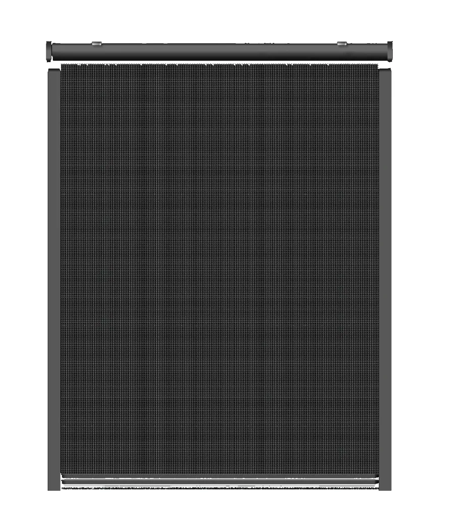 Insect screen roller blind for windows, anthracite, 130 x 160 cm