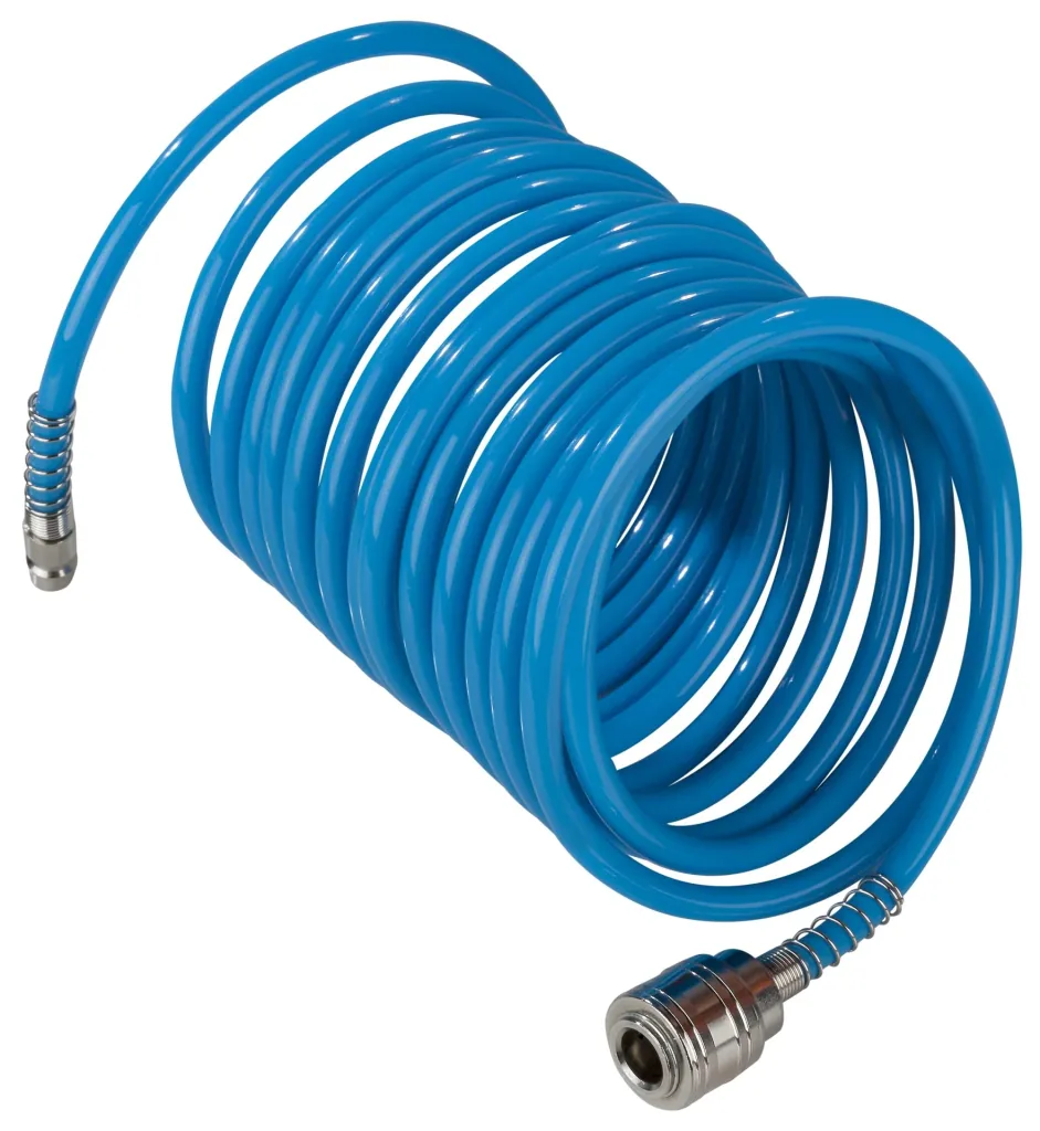 Compressed air spiral hose, 10 meters