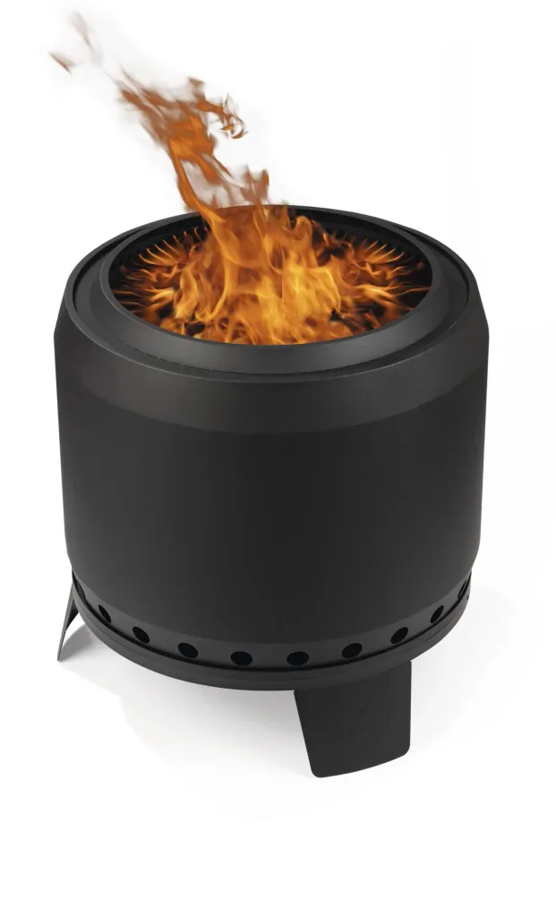 Smoke-free fire basket, 68 cm, black