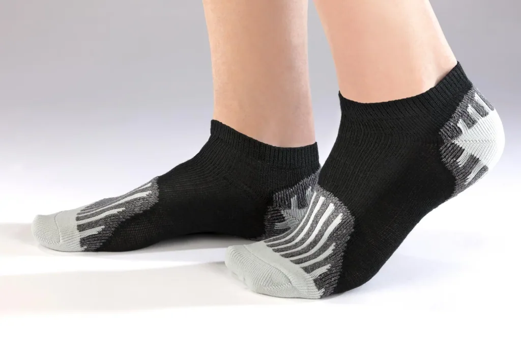 Coolmax socks 2-pack, color black/light gray, size 39/42