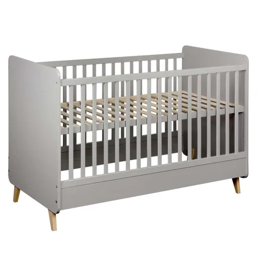 Quax Loft omvormbaar babybed grijs 70 x 140