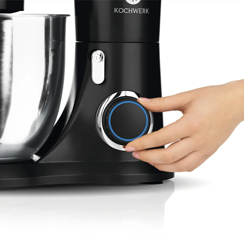Food processor, black, 1300 watts