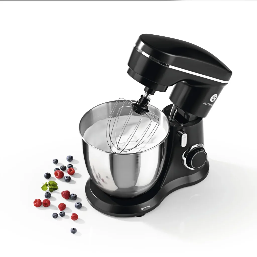 Food processor, black, 1300 watts