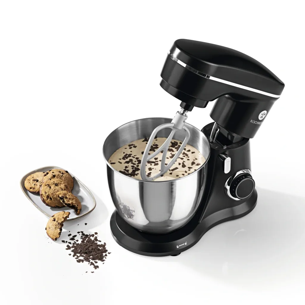 Food processor, black, 1300 watts