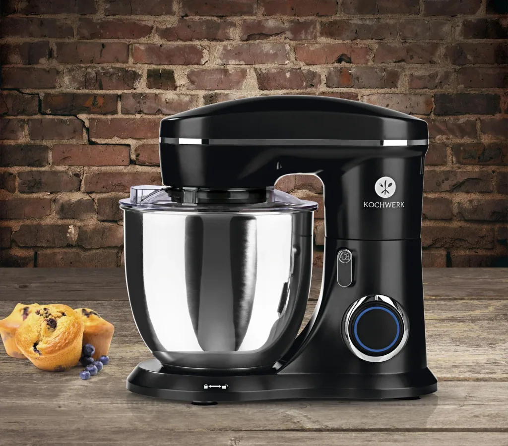 Food processor, black, 1300 watts