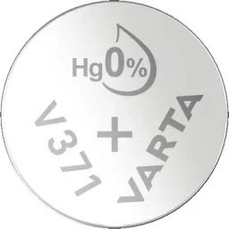 Silver oxide button cell V371 / SR69, 1.55 Volt - 1 piece