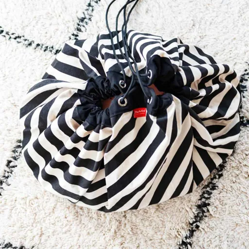 play & go speeltas print strepen zwart
