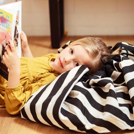 play & go speeltas print strepen zwart