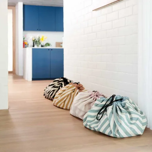 play & go speeltas print strepen zwart