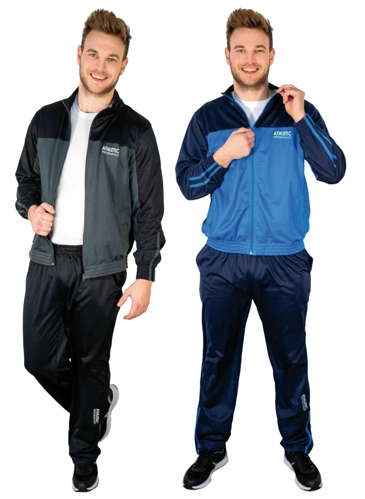 Tracksuit, color black/grey, size M