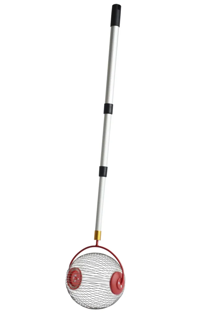 Roll collector with telescopic handle, small