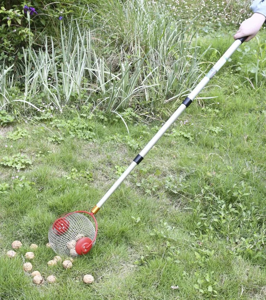 Roll collector with telescopic handle, small