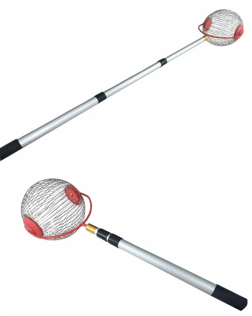Roll collector with telescopic handle, small