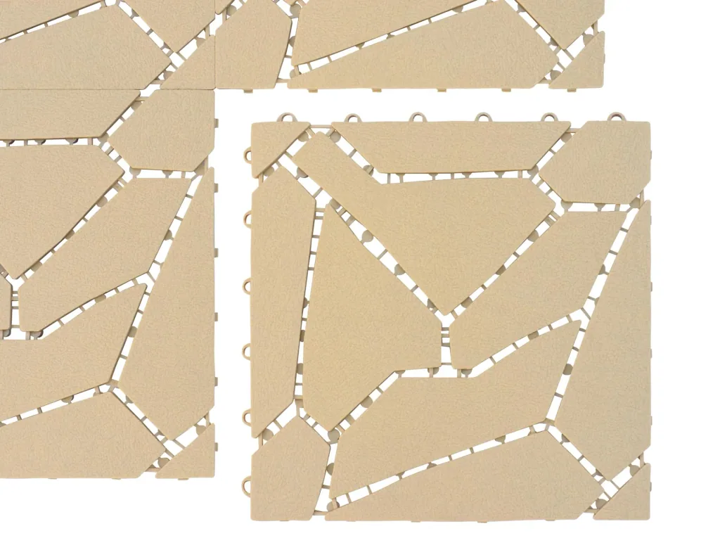 Garden slabs, natural stone look, 30 x 30 cm, set of 6