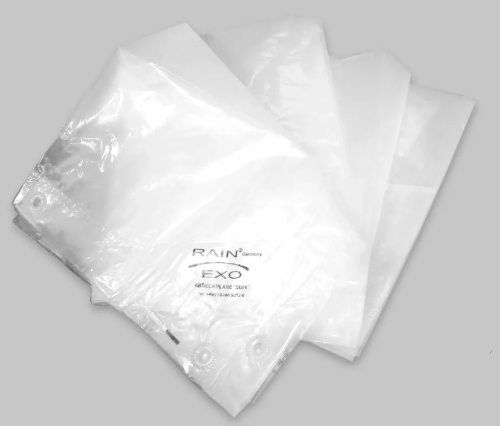 Tarpaulins, transparent, strong 90 g / m², 3 x 4 m