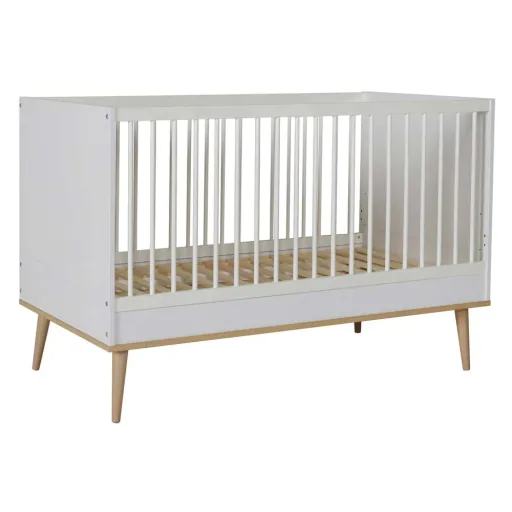 Quax Flow converteerbaar babybed wit 70 x 140