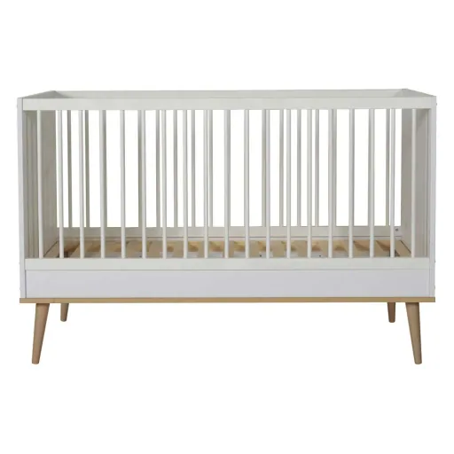 Quax Flow converteerbaar babybed wit 70 x 140