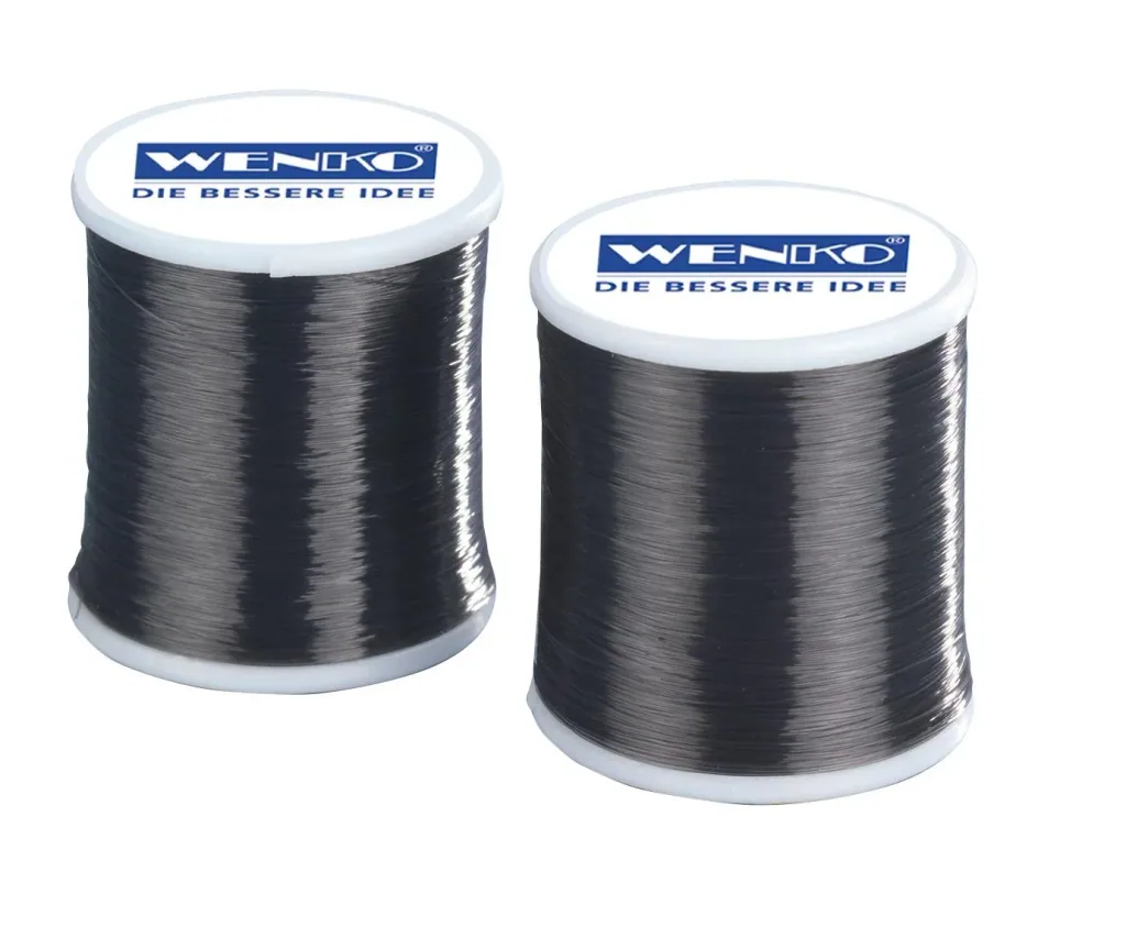 Sewing thread transparent dark set of 2