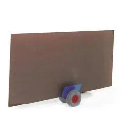Plate roller with solid rubber tires 250 mm