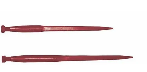 Tines for heavy loads, 820 mm long, thread M 28