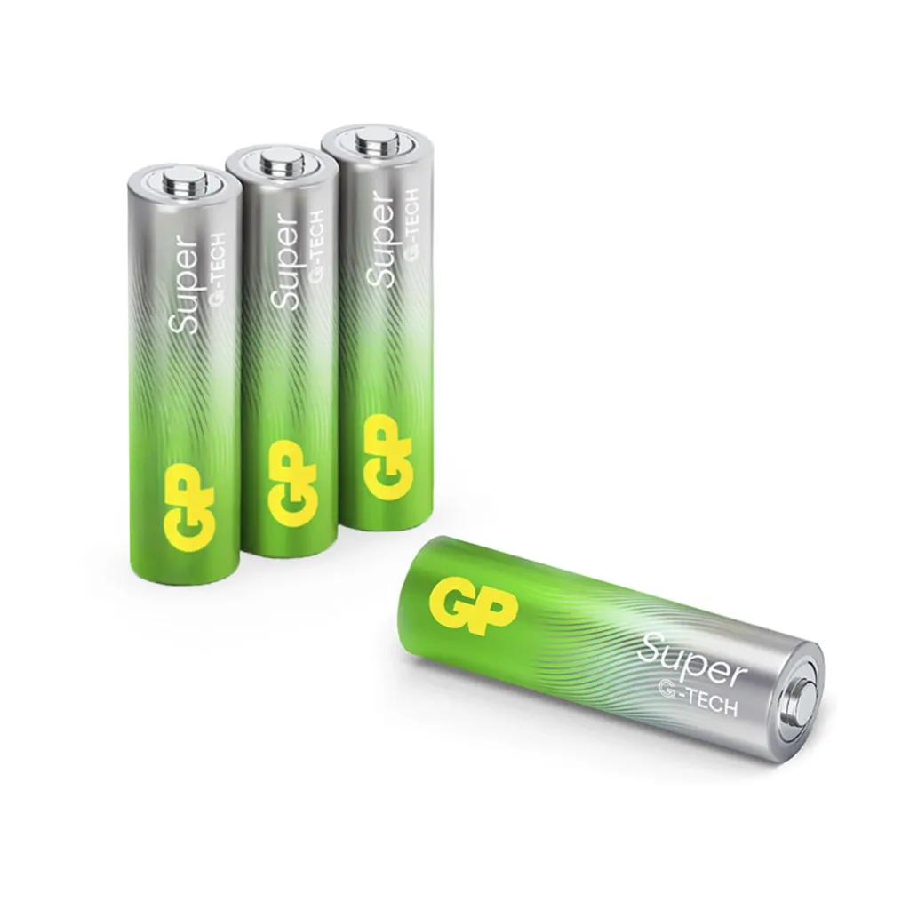 SUPER Mignon (AA) alkaline batteries - 4 pieces