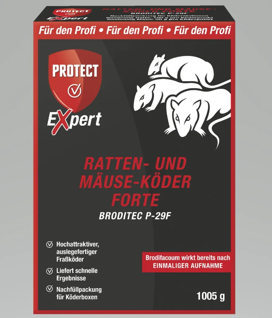 Rat and Mouse Bait Forte, 1005 g
