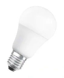 LED Superstar Classic A75 lamp with 10.5 watts, E27, matt, warm white, dimmable