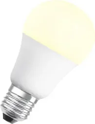 LED Superstar Classic A75 lamp with 10.5 watts, E27, matt, warm white, dimmable