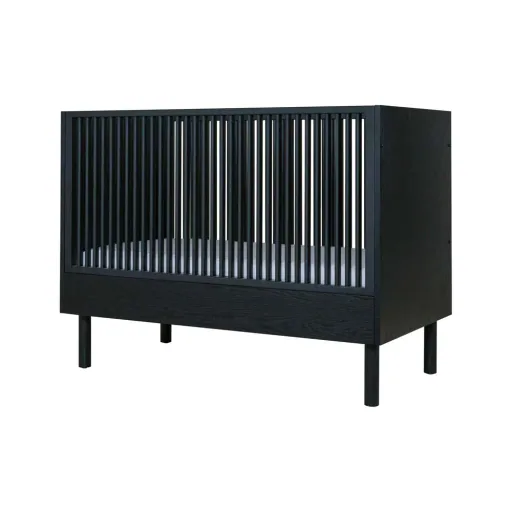 Quax HAI NO KI babybed as zwart 60 x 120