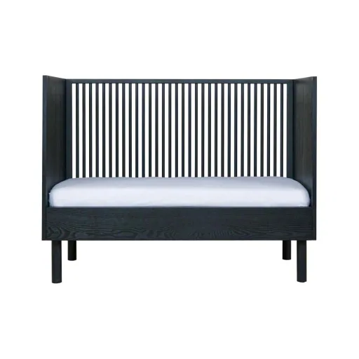 Quax HAI NO KI babybed as zwart 60 x 120