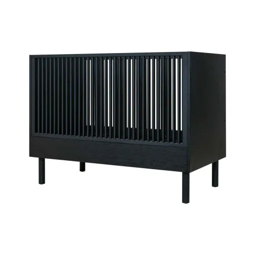 Quax HAI NO KI babybed as zwart 60 x 120